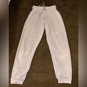 TNA Aritzia Light Gray Jogger Pants